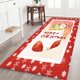 thumbnail image 3 of Alfombra de piso lavable antideslizante Alfombra de área grande Alfombra con temática navideña impresa Dormitorio Sala de estar Entrada Balcón Alfombr Calcetines de navidad Sunnimix alfombras de puerta exterior entrada nueva, 3 of 8