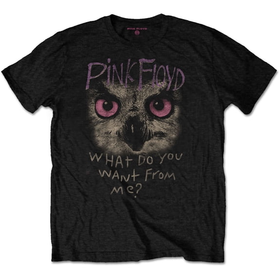 Pink Floyd Unisex T-Shirt Owl - WDYWFM? (Small)