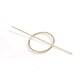 thumbnail image 2 of Pinza de pelo de latón JAMW accesorios minimalistas dorados para el cabello dorado, 2 of 5