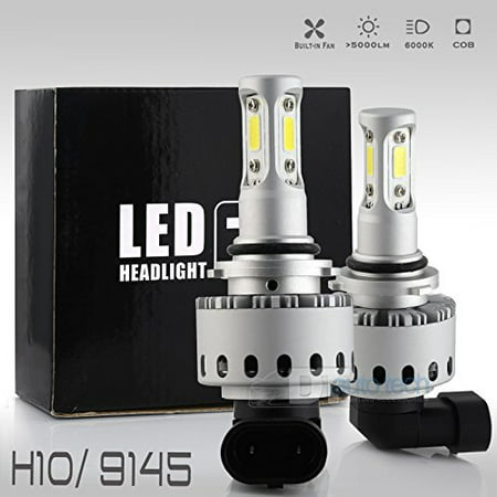 H10 2017 All in One 100W 10000LM CREE LED  Fog DRL Conversion Kit Light Bulbs 6000K White  (Best Led Conversion Kit)