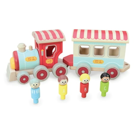 Indigo Jamm Sammy Steam Train Wood Playset