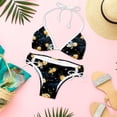 thumbnail image 6 of Starry Bees in the Sky Women's Detachable Sponge Adjustable Strap Bikini Set Swim Suit Two-Pack, 6 of 6