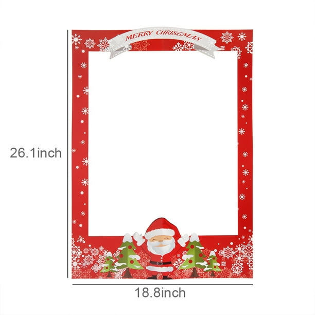 30 Accesorios Navideños Para Fotos - Gafas, Marcos, Barbas Y Gorros | Para Fiestas, Selfies Y Decoración De Mesa Y Pared