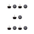 thumbnail image 3 of Cateissary 36X almohadilla deslizante para clavos, almohadilla para muebles, deslizamiento de fieltro ABS, sin arañazos, ahorro de espacio, Type2 NO2, 3 of 6