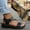 #413-Black, variant on Women's Fashion Casual Sandals – Comfortable Round-Toe Slip-On with Hook-and-Loop Strap & Thick Heel for Beachwear, Spring Summer Outdoor Footwear