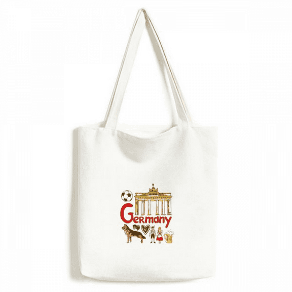 Germary National symbol Landmark Tote Canvas Bag Shopping Satchel Casual Handbag