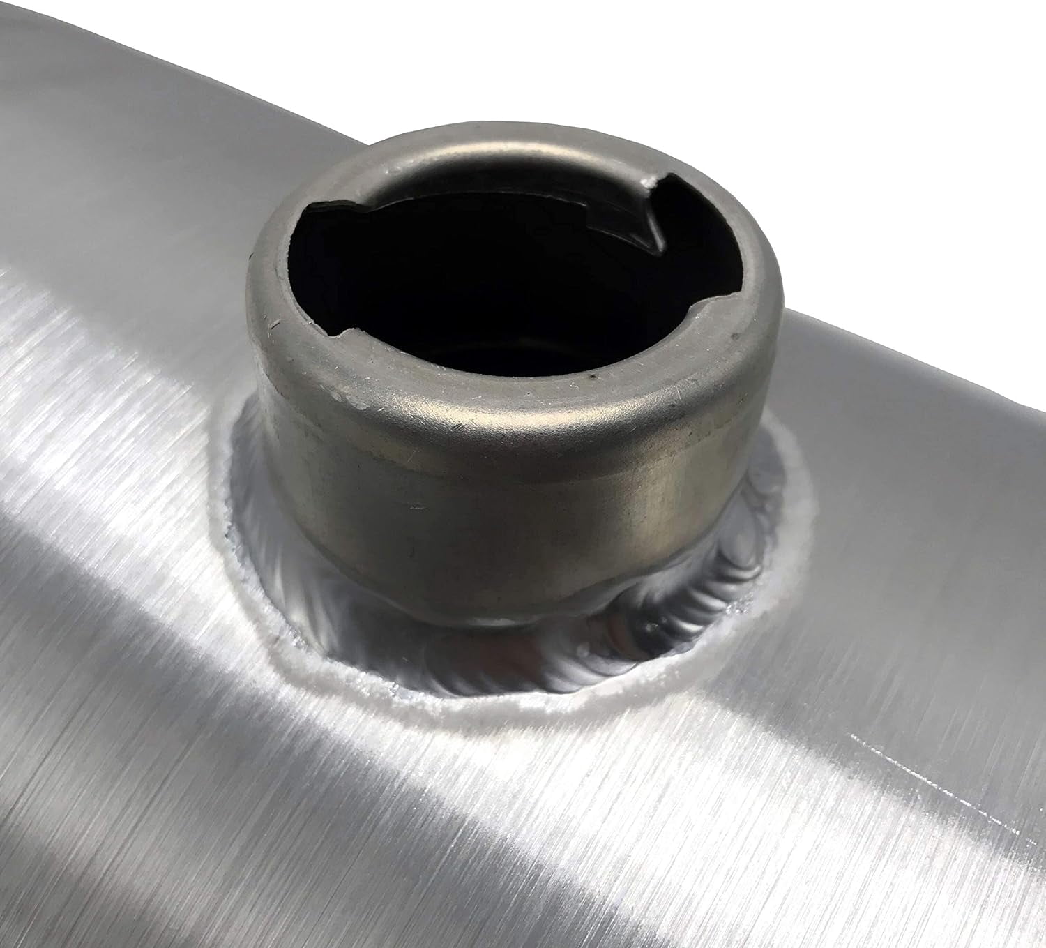 JSD 10" x20" 6.75 Gallon Spun Aluminum Fuel Tank / Gas Tank 1/4" NPT Outlet Center Fill