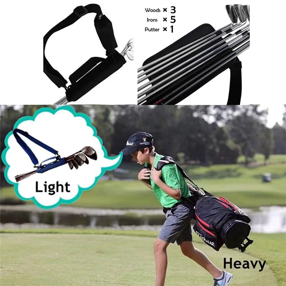 2pack Travel Golf Bag Organizer Golf Club Bags for Men Women Driving Range Small Carry Pouch Portable Foldable Mini Carrying Bags for Golf Clubs