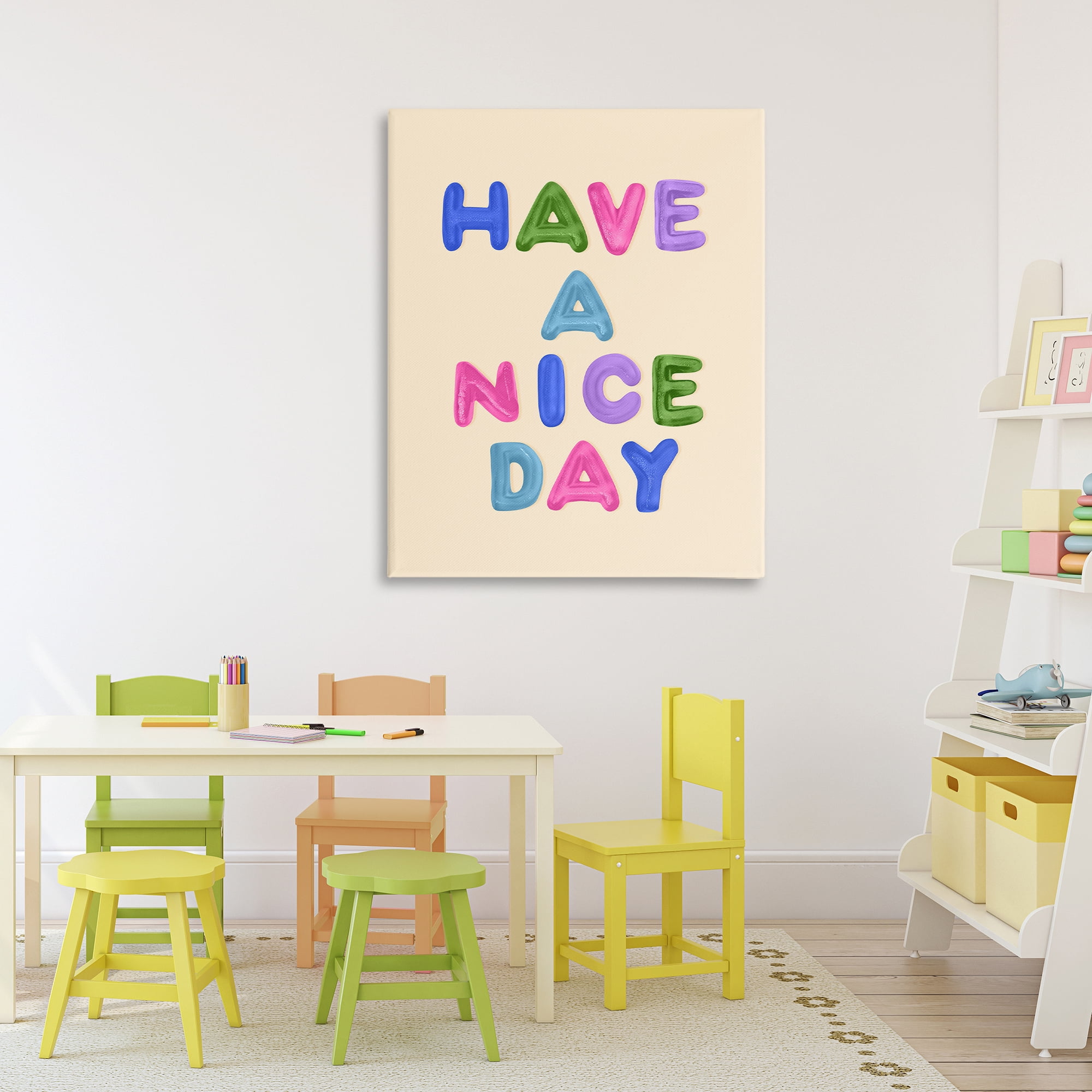 Stupell Industries Have a Nice Day Gummies Canvas Wall Art, design by LISH Creative