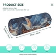 thumbnail image 3 of Neck pillow Round Cervical Pillow Cylindrical Pillow Lumbar Pillow Sofa Headrest Pillow Support For the Back, Neck and Head Christmas Snow Picture, 3 of 7