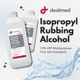thumbnail image 3 of Dealmed Isopropyl Alcohol 70%, USP, 16 oz Bottle, 3 of 7