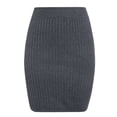 thumbnail image 1 of Falda de punto, falda midi elegante, falda casual ajustada, falda elástica, 1 of 5