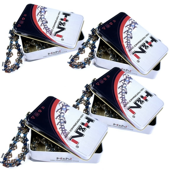 (4 Pack) 18” Chainsaw Chains .325 .063 68 DL Compatible with Stihl Husqvarna 025, MS230, MS250 / 3689 005 0068, 501841768, H26