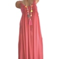 thumbnail image 1 of Vestido de verano informal sin mangas con estampado floral para mujer, 1 of 5