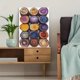 thumbnail image 5 of Qisvanset 12x16 Inch 2D Flat Framed Canvas Art, Pastel Grunge Wood Tree Ring Abstract Minimalist Boho Home Wall Art, 5 of 5