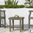 thumbnail image 5 of SOL HOME Outdoor Classic Weather-Resistant Acacia wood End Table, Gray wash, 5 of 6