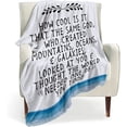 thumbnail image 1 of DALIHUA Healing Throw Blanket with Inspirational Thoughts and Prayers- Religious Soft Throw Blanket Inspirational Blankets and Throws Throw Blankets Perfect Caring Gift for Women Men 50x60inches, 1 of 6