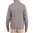 thumbnail image 2 of Men's-Cutter & Buck  Gray Ohio State Buckeyes Roam Eco Recycled Quarter-Zip Pullover, 2 of 2