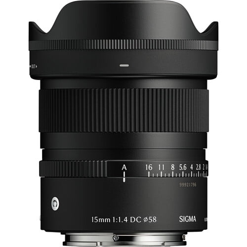 Sigma 15mm f/1.4 DC Contemporary Lens Compatible with Sony E