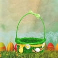 thumbnail image 5 of Easter Plush Basket for Easter Eggs , Easter Gift Baskets Bags for Kids, Easter, 5 of 5