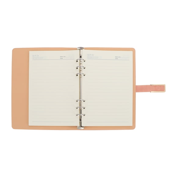 IDEANATEGRATE Cuaderno De Oficina Para Escritores Con Cubierta Rosa Y Páginas De Textura