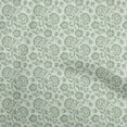 thumbnail image 1 of oneOone Cotton Poplin Dusty Teal Green Fabric Floral Craft Projects Decor Fabric Printed By The Yard 42 Inch Wide, 1 of 4