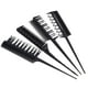 thumbnail image 2 of Juego de 4 peines profesionales para teñir el cabello, peine para resaltar (negro), 2 of 7
