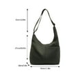 thumbnail image 4 of Large Nylon Crossbody Bag for Women and Men Shoulder Messengers Bags with Adjustable Strap for Work and Travel, 4 of 20