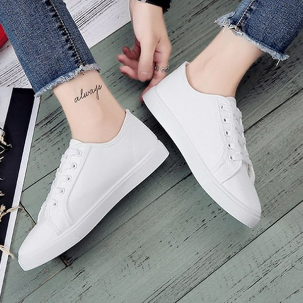 Flat heel shoes for girls clearance