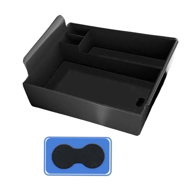 Compartimento para reposabrazos con organizador de posavasos para el interior del coche Atto 3 Negro