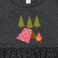 thumbnail image 4 of Inktastic Summer Camp Girls Camping Girls Baby Dress, 4 of 5
