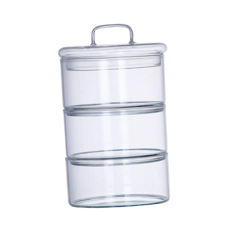 Stackable Storage Jar Protein Powder Sealed Fresh-Keeping Container 85g /  3oz