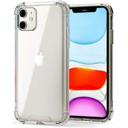 Kinoto Bumper Case for iPhone 11, Clear Bumper Slim Cases for Apple iPhone 11 6.1" Qi Transparent Cover Shock