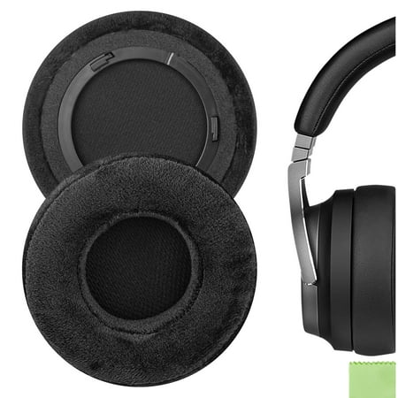 Geekria Comfort Velour Replacement Ear Pads for Corsair Virtuoso RGB/Wireless SE/Wireless XT Headphones Ear Cushions Repair Parts (Black)