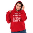 thumbnail image 3 of Broke Up With Gym Fitness Exercise Women Plus Size Hoodie Brisco Brands 2X, 3 of 4