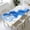 Blue Agate, variant on ARTSLION Waterproof Fitted Rectangle Tablecloth With Elastic Edge, Wipeable Table Cover For 6 Ft Tables, Perfect For Outdoor Picnic & Camping,30x48in,Black Marble