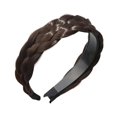 thumbnail image 4 of Hair Band Hair Braided Headband Hair Accessories Hair Band Braids Hair Bands Dark Brown, 4 of 8