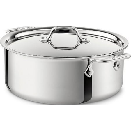 All Clad Stainless Steel 6-Quart Stock Pot with