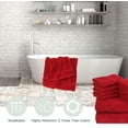 thumbnail image 3 of Gold Textiles Luxury 10 Piece Towel Set (Bath Mat 27x54, Hand Towel 16x30, Washcloth 13x13, Bath Mat 22x34) Ultra Plush Absorbent Cotton Towels For Bathroom (Red, 10 Piece Towel Set), 3 of 6