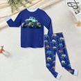 thumbnail image 3 of Paguaki Boys Pajama Kids Long Sleeve Cartoon Turck Pajamas Set Soft Clothes Sleepwear, 3 of 7