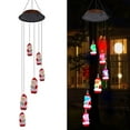 thumbnail image 6 of DefiDgd Christmas Solar Wind Chimes Hanging Decoration for Front Door,Colorful Led Solar Wind Chimes,Hanging Outdoor Christmas New Year Garden Decor Gift(B), 6 of 8