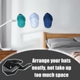 thumbnail image 4 of Naiovety 10 pack/lote perchas para sombreros de amplia aplicación para el hogar, oficina o tiendas de sombreros, gancho para gorras de Almacenamiento y organización del hogar, 4 of 6