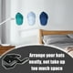 thumbnail image 5 of Yuarrent 10 unids/set ganchos duraderos para sombreros para una fácil instalación sombreros organizados gorras de béisbol gancho estante para Almacenamiento y organización del hogar, 5 of 6