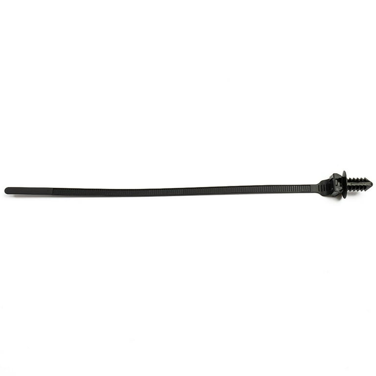 50x Nylon Push Clips Wire Tie Released Zip Straps Car Pipe