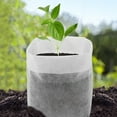 thumbnail image 2 of 100Pcs Nursery Bag Plant Grow Bags Non-Woven Fabric Grow Breeding Bags Nursery Bags Flower Pots For Home Garden Accessories, 2 of 9