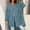 Light Blue, variant on FAHXNVB Womens Oversized Button Down Shirts Long Sleeve Asymmetric Hem V-Neck Linen Dress Shirt Tops Casual Lightweight Work Blouse