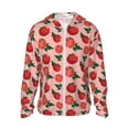 thumbnail image 2 of Lsque Tomatoes UPF 50+ Lightweight Sun Protection Men's Women's Long Sleeve Shirt, Hoodie Performance -Medium, 2 of 9