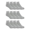 thumbnail image 3 of Athletic Works Men's No Show Socks 12 Pair Pack, 3 of 6
