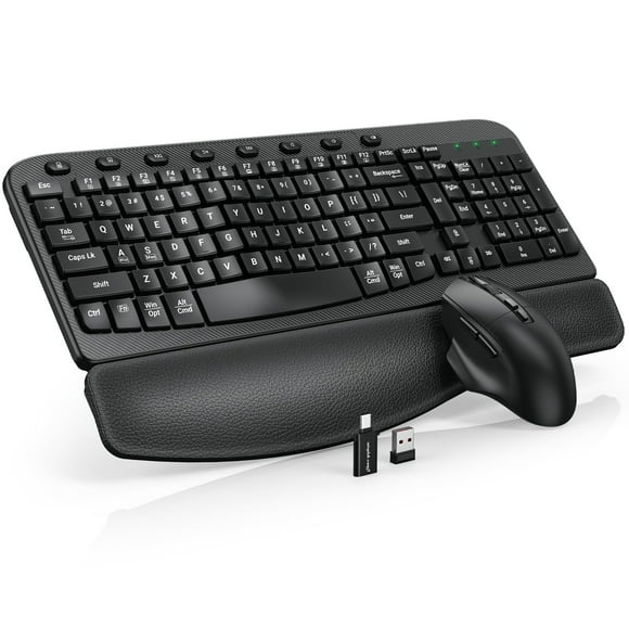 Combinación de teclado y ratón inalámbricos SABLUTE Ergonomic