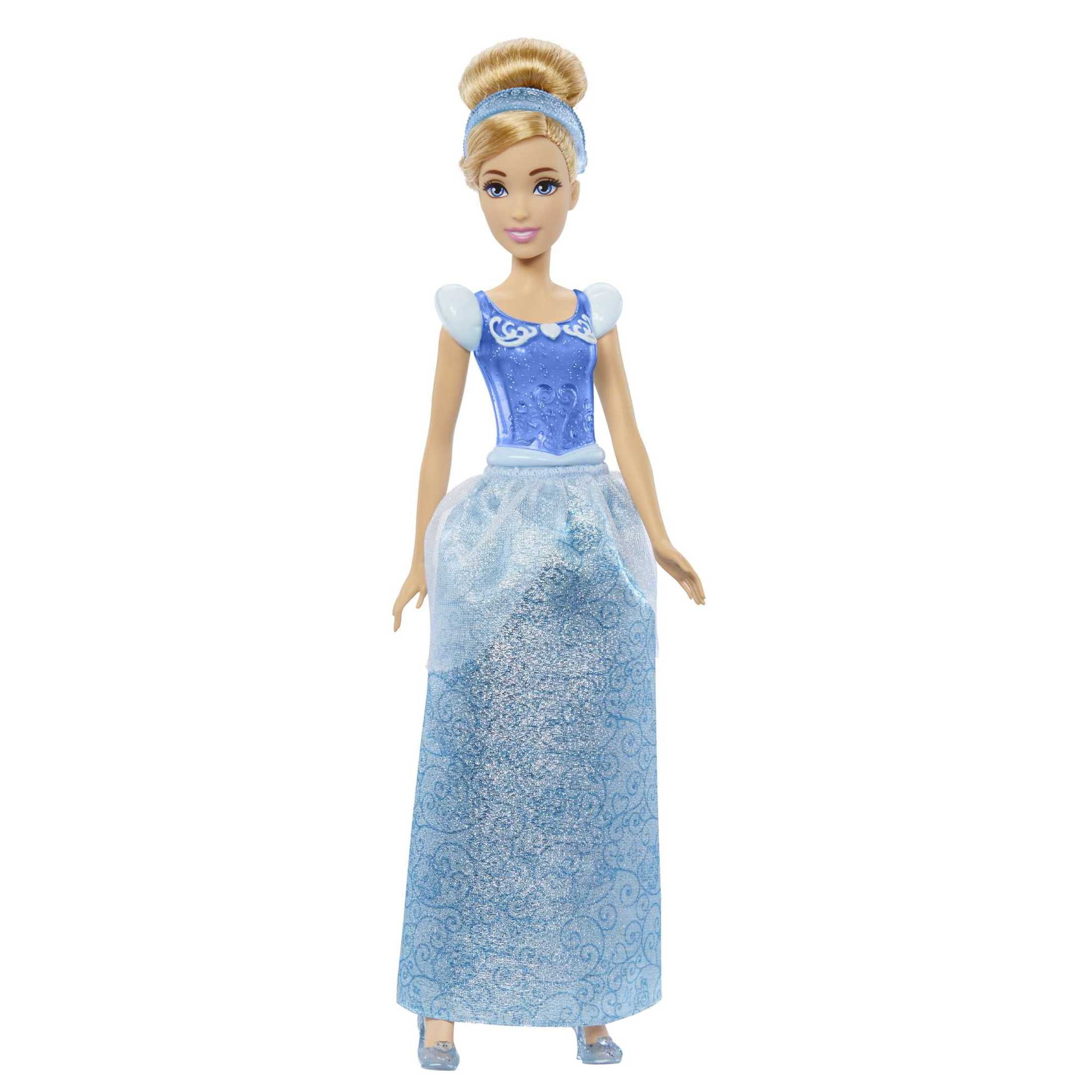 Disney Princess Cinderella Posable Fashion Doll with Blonde Hair, Blue Eyes & Removable Accessories (图5) Disney Princess Cinderella Posable Fashion Doll with Blonde Hair, Blue Eyes & Removable Accessories (图5)